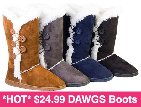 *HOT* $19.99 (Reg $80) DAWGS Women's Microfiber Boots + FREE Shipping