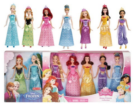 *HOT* $32 (Reg $80) Disney Princess Dolls 7-Pack + Free Shipping