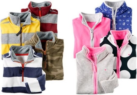 *HOT* $5 (Reg $26) Carter's Fleece Jackets + Free Shipping