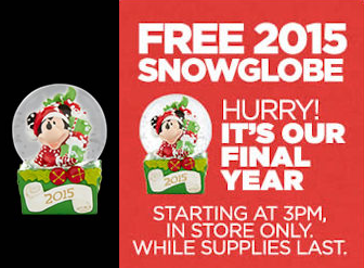 *FREE* Disney Snow Globe at JCPenney Stores (3pm 11/27 Only!)