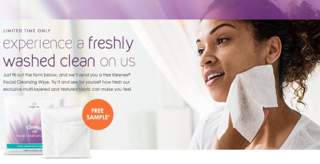 *HOT* FREE Sample Kleenex Facial Cleansing Wipes