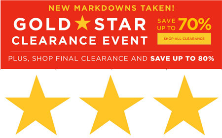 *HOT* Up To 70% Off Kohl’s Gold Star Clearance Event