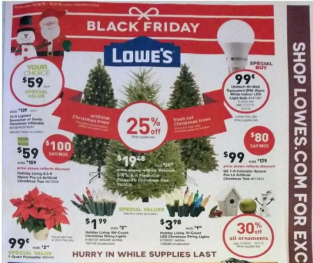 *HOT* Lowe's Black Friday Ad Preview (Starts 11/26 at 5PM)