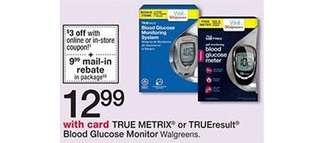 *HOT* Free True Metrix Blood Glucose Meter at Walgreens