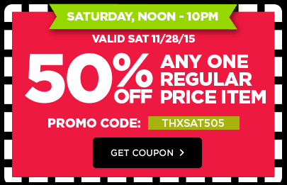 *HOT* 50% Off Regular Priced Item at Michaels (12/5 Only!)