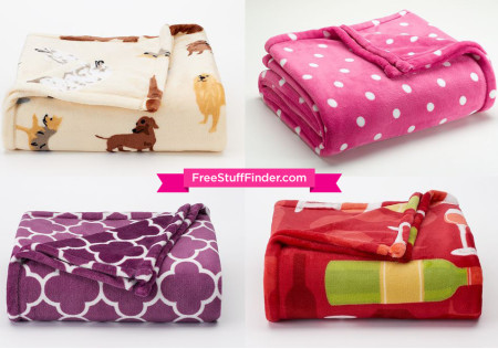 $8.49 (Reg $40) The Big One Plush Throws + Free Pickup