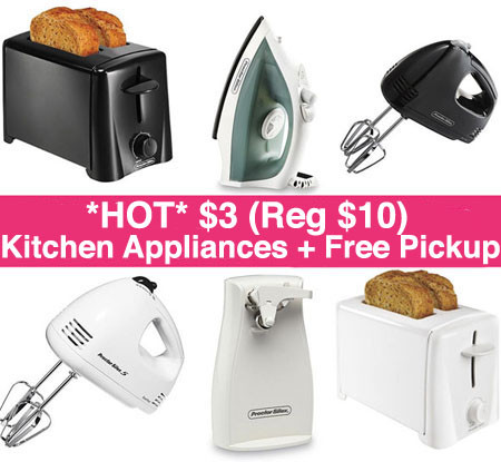 *HOT* $3 (Reg $10) Kitchen Appliances + Free Pickup
