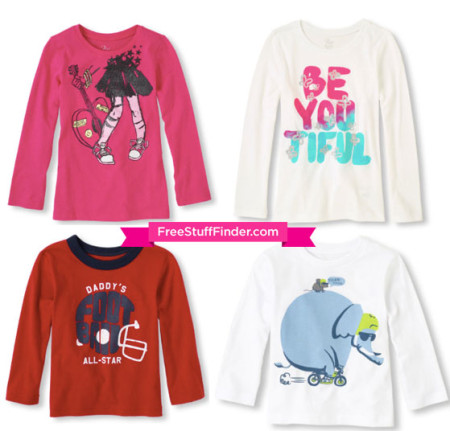 $2.99 (Reg $11) Long-Sleeved Tees + Free Shipping