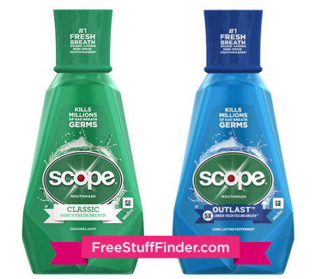 Free Scope Classic or Outlast Mouthwash at Walgreens