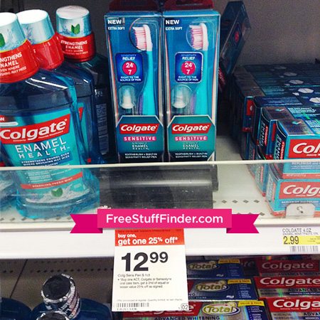 *HOT* 50% Off Colgate Sensitive Toothbrush Cartwheel + Deal
