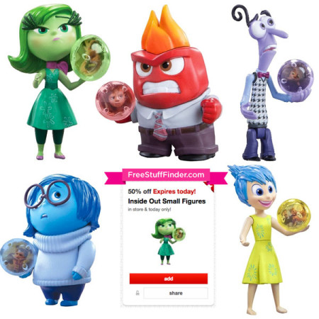 50% Off Inside Out Small Figures Cartwheel (12/24 Only)