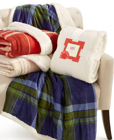 $19.99 (Reg $60) Faux-Sherpa Throw + Free Shipping