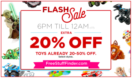 *HOT* Extra 20% Off Toys Flash Sale at Kohl's (Ends 12AM CT)