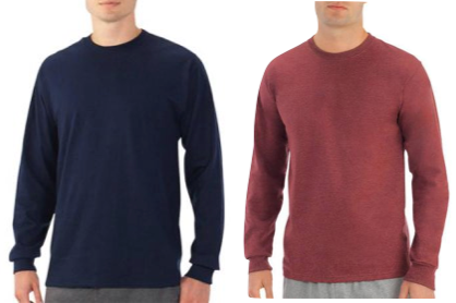 *HOT* $6 (Reg $10.44) Fruit of the Loom Men's Crew Tee (2 pk) + Free Shipping