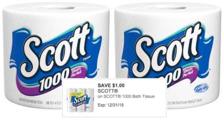 Free Scott 1000 Bath Tissue at Dollar General