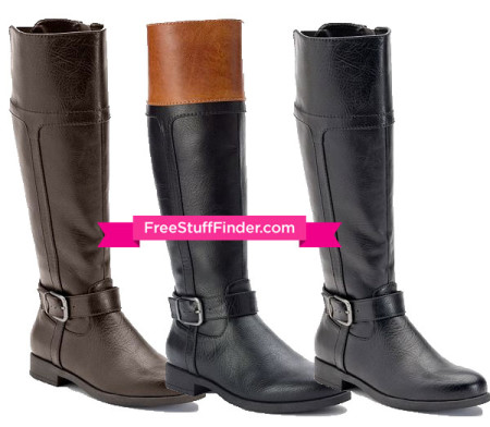 *HOT* $25.49 (Reg $85) Women's Knee-High Riding Boots + Free Pickup (12/25 Only)