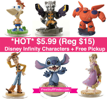 *HOT* $5.99 (Reg $15) Disney Infinity Characters + Free Store Pickup (12/8 Only)