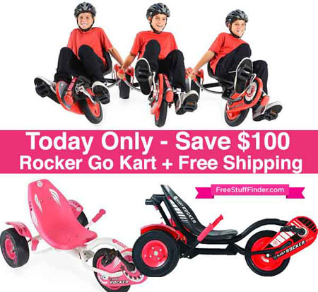 Save $100 on Rocker Go Kart + Free Shipping (12/29 Only)