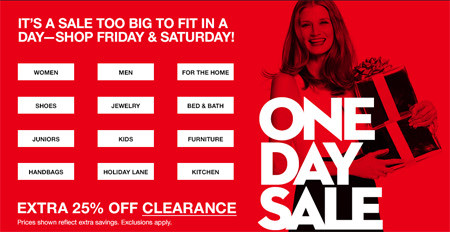 *HOT* Extra 20% Off Clearance at Macy’s (Through 1/31)