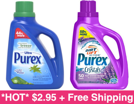 *HOT* $2.95 (Reg $4.75) Purex Laundry Detergent + Free Shipping