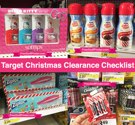 Target Christmas Clearance Checklist Roundup 2015