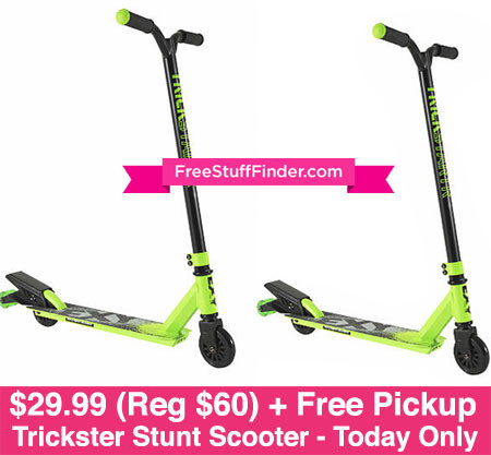 *HOT* $19.98 (Reg $80) Trickster Stunt Scooter + Free Shipping