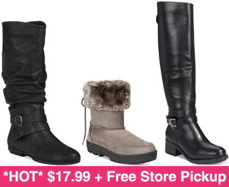 *HOT* $14.91 (Reg $80) Women's Boots + FREE Pickup