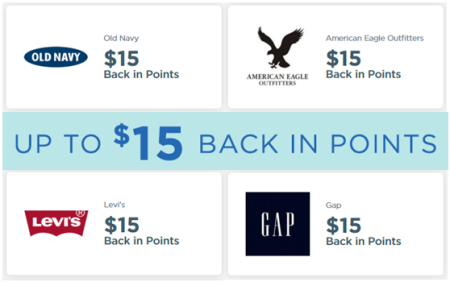 *HOT* $15 Off $15 Purchase In SYWR Points (Old Navy, Gap)