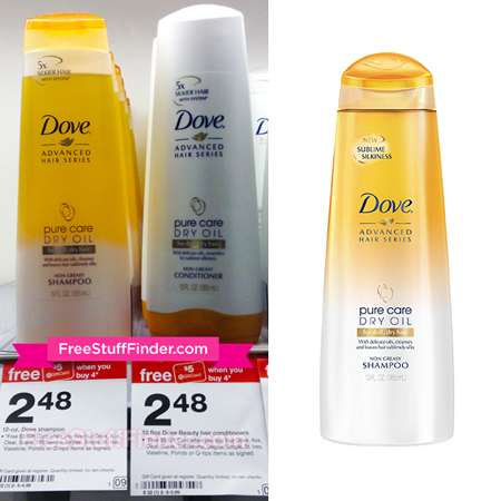 *HOT* FREE Dove Shampoo at Target + $3.56 Moneymaker