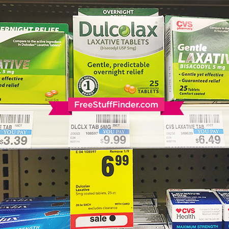 *HOT* FREE Dulcolax or DulcoEase Tablets + $2 Moneymaker at CVS