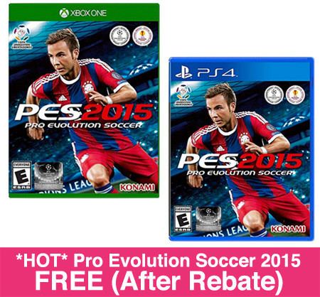 *HOT* FREE Pro Evolution Soccer 2015 (After Rebate)