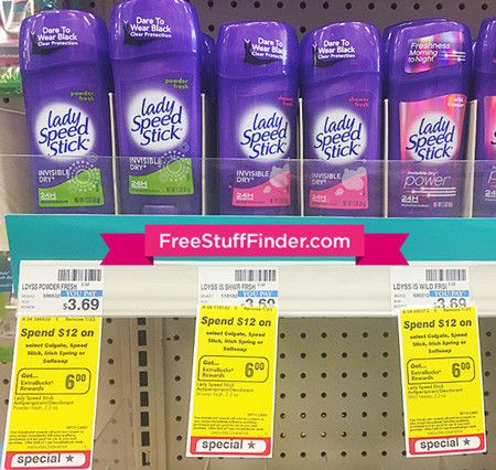 $0.75 (Reg $3.59) Speed Stick Deodorant at CVS