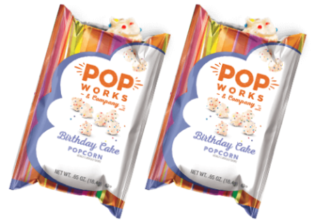 FREE Pop Works Birthday Cake Popcorn Sample