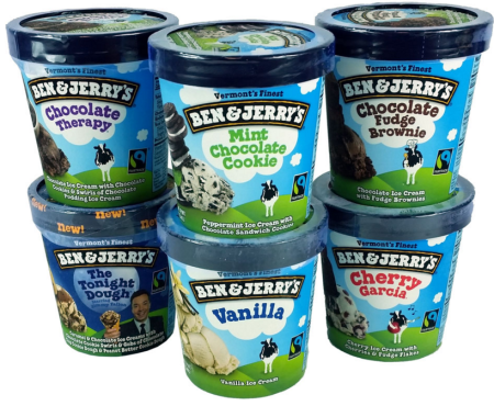 $1.99 (Reg $5) Ben & Jerry's Ice Cream at Kroger Affiliates
