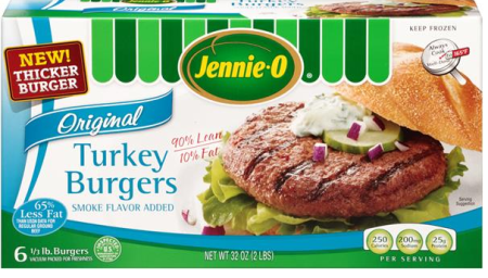 $3 (Reg $9) Jenni-O Turkey Burgers at Kroger Affiliates
