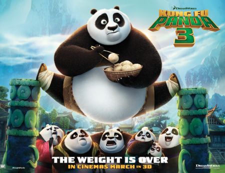 Buy 1 Get 1 FREE Kung Fu Panda 3 Movie Ticket (Chase Cardholders)