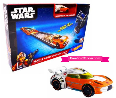 *HOT* $14.95 (Reg $40) Star Wars Hot Wheels Car Launcher + Free Shipping