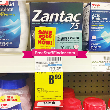 *HOT* Free Zantac 75 at CVS (Week 4/3, Print Now!)