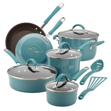 blue cookware