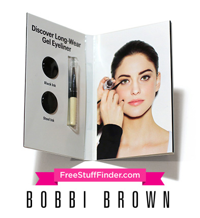 FREE Sample Bobbi Brown Gel Eyeliner & Eyeliner Brush + Free Shipping w/ Any Purchase