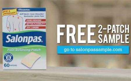 FREE Sample Salonpas Pain Relieving Patches