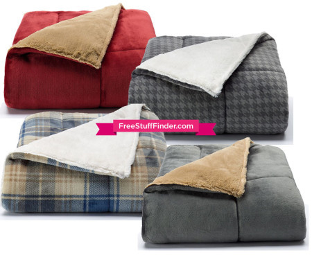 $19.99 (Reg $60) Soft Down-Alternative Throw + Free Store Pickup