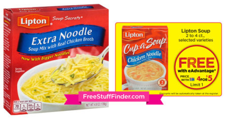 Free Lipton Soup Product at Giant Eagle