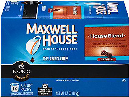 $0.42 per Cup Maxwell House Single Serve Cups at Walgreens