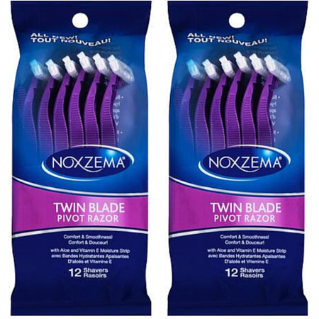 $1 (Reg $3) Noxzema Twin Blade Razors at Dollar General