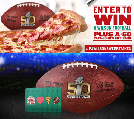 Win a $50 Papa John's Pizza Gift Card (Twitter Required)