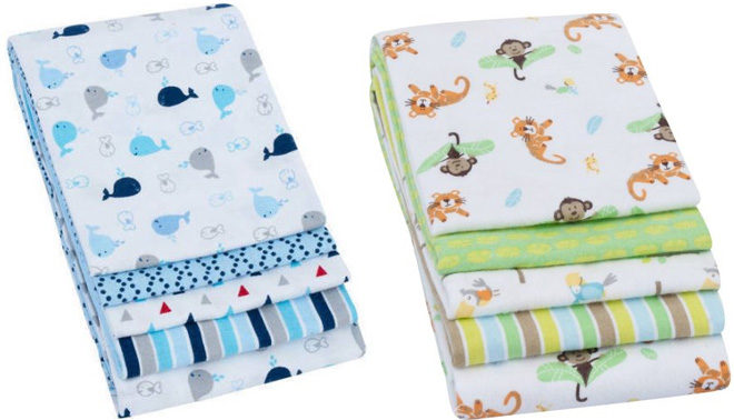 $5 (Reg $11.30) Receiving Blankets 4-Pack + FREE Pickup