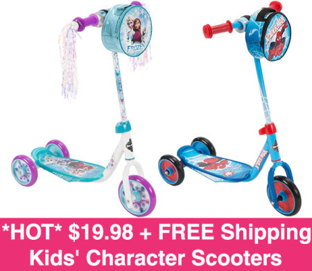 *HOT* $19.98 (Reg $40) Kids' Character Scooters + FREE Shipping