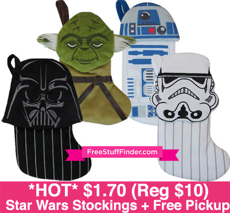 *HOT* $1.70 (Reg $10) Star Wars Stockings + Free Store Pickup