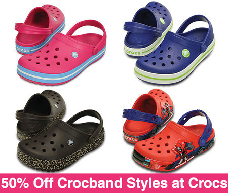 *HOT* 50% Off Crocband Styles at Crocs (Today Only!)